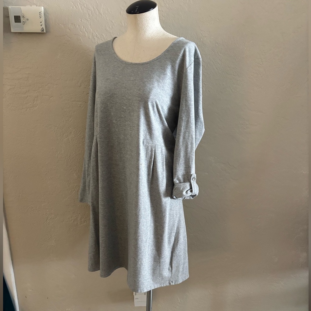 J.Jill Gray Women's Dress Sz L Petite